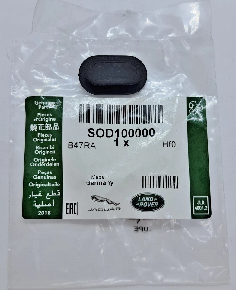 GENUINO LAND ROVER FREELANDER 1 TAMBOR DE FRENO TRASERO OJAL EN BLANCO SOD100000 Foto 3 de 4