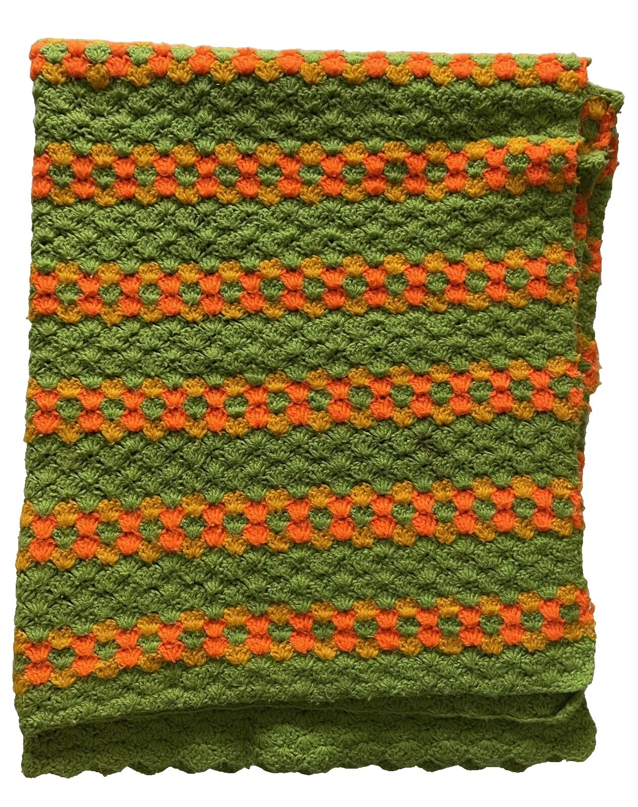 Handmade Vintage/Retro Floral Afghans & Throw Blankets