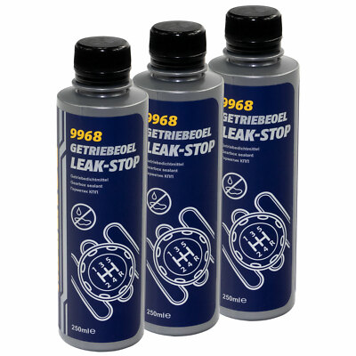 Getriebe Öl Ölverlust Stop 3 x 250 ml Ölzusatz Getriebeöl Additiv Mannol 9968