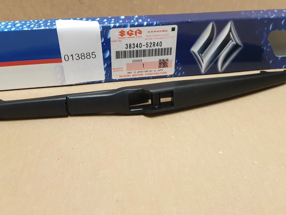 Limpiaparabrisas trasero Suzuki Swift moldeado especial 2017-en 38340-52R40 genuino NUEVO Foto 3 de 4