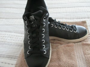 stan smith black snakeskin