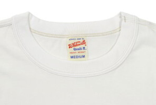 AMAIL W face standard shirt ホワイト Whitesville 2-PACK T-SHIRT WV73544 - White - M - Made in