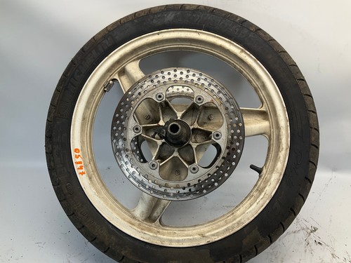 87 88 89 90 Honda CBR600F Front Wheel Rim R17 110/80 w/ Tire MICHELIN B