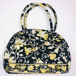 vera bradley yellow and black pattern