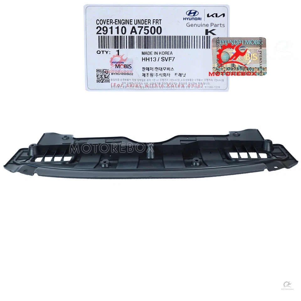 ✅ 正品 ✅ 发动机防溅罩前适用于 2017 - 2018 起亚 Forte5 29110A7500 — 第 4/4 张图片