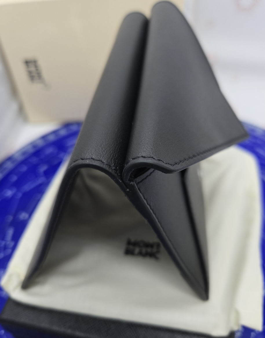 $380 MSRP - Montblanc 131262 Passport Holder Black - irregular | eBay