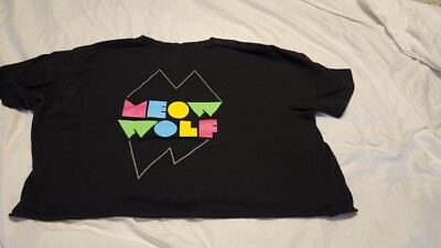 CHALLENGER】NEON WOLF Tシャツ Black（XL） CHALLENGER⁄NEON WOLF ZIP