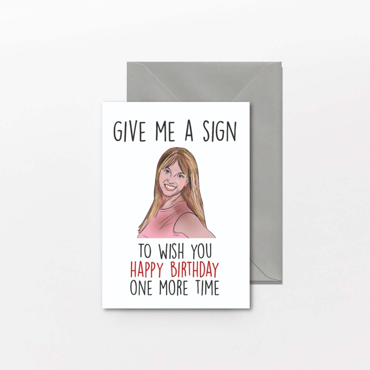 Britney Spears Birthday Card