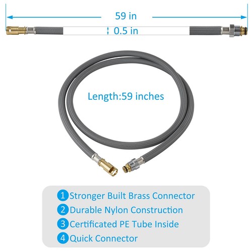 Kitchen Faucet Hose Spray Hose Kit Sink Hose fit for delta faucet sprayer hose eBay