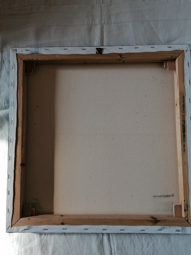 Quadro dipinto a mano olio su tela moderno paesaggio firmato blu arredo PIRAMIDI - Foto 5 di 7