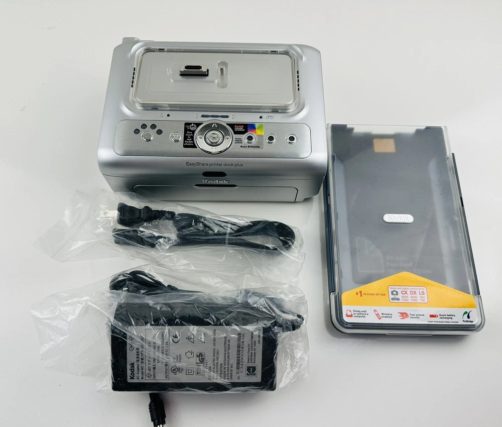 Kodak Easyshare Photo Printer Digital Camera Dock Plus With Cables No Camera