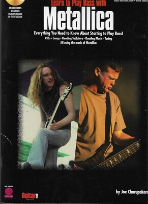 Learn to Play Bass with Metallica  Everything You Need to Know 2001 PB W/CD