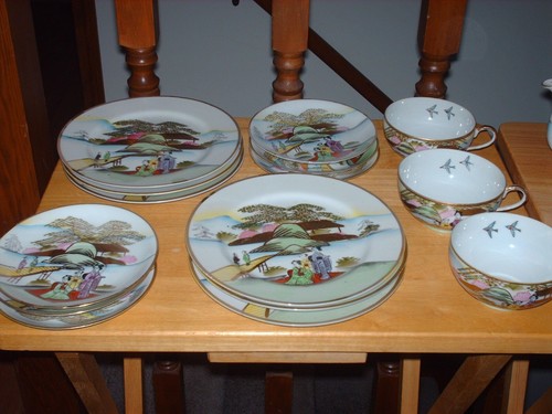 NIPPON  Tea  Service  Set  ●  Fine  China  of  Japan  ●  Antique Set - Picture 3 of 11