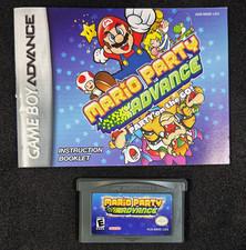 Mario Party Advance (Nintendo Game Boy Advance GBA) Cartridge & Manual