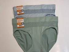 NWT Warners No Pinching NO Problems Hipster Panties RU3231P Size XL 8  2 Pairs