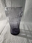 Coca-Cola Vintage Purple Tint Amethyst Drinking Glass 16 Oz 6" Tall