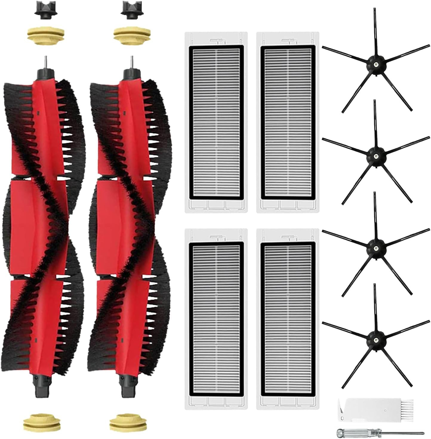 Brosse principale et filtre HEPA pour Roborock S5 Max et S6 - Anti-poussière