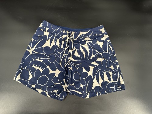 VTG Patagonia Board Shorts Blue Women’s Size 7 Floral Beach Hawaiian Swim Trunks