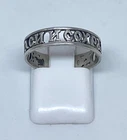 Vintage men's ring sterling silver925 Size 7 . Weight 1.71 g.Prayer in Russian.