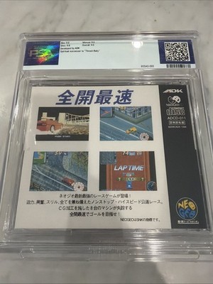 SNK NEOGEO CD CDZ OVER TOP CIB Psa 9.6 OVERTOP NEO GEO Disc 9.8