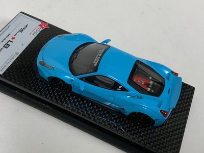 1/43 Fuel Me Models Ferrari 458 Italia LBWK Liberty walk Baby Blue