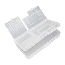 Large Double Layer Clear Tool Organizers Box For Phone Repair Tool Storage Case