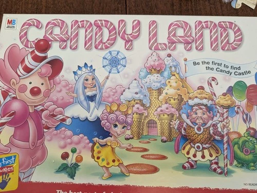 Vintage 2001 Candy Land Board Game by Milton Bradley COMPLETE