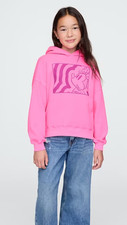 Gap Kids Disney Minnie Mouse Pink Hoodie Girls XXL 14-16 Pullover Sweatshirt