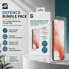 For (Samsung Galaxy S22+ Plus) ZAGG Clear Case + Film Screen Protector 360 Cover