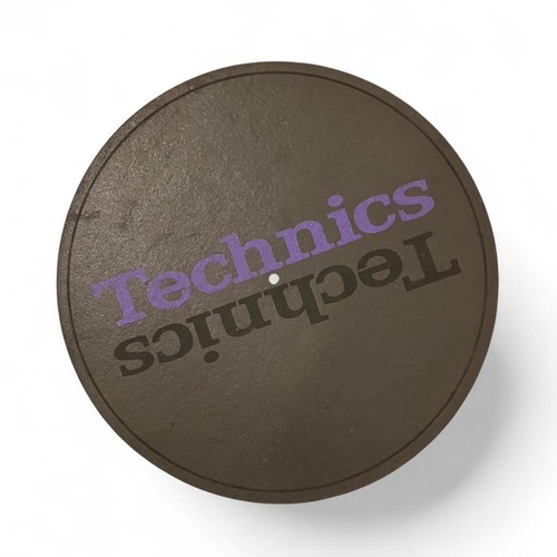 Technics Mirror Purple/Black Slipmat — DJ Turntable Record Player Accessory Used
