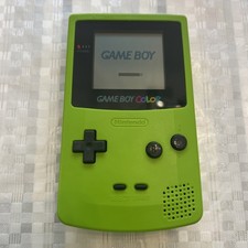 Nintendo Game Boy Color Kiwi Green GBC Handheld Console TESTED Authentic OEM