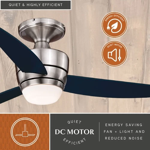 Vaxcel Lighting Adrian 44 Adrian 44" 3 Blade Hugger Indoor DC - MultiColor - Picture 11 of 12