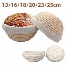 Rattan Bread Proofing Basket Handmade Rattan Wicker Baking Bowl Dough Basket