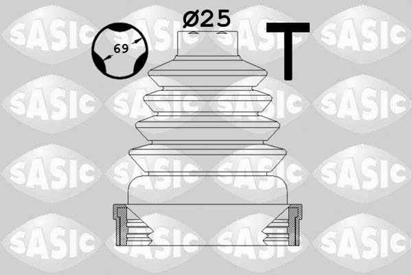 Sasic Faltenbalgsatz Antriebswelle 1904023 FüR Renault Dacia KM0 Laguna Sandero-image
