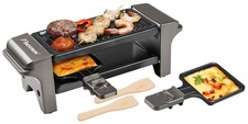 Bestron Appareil a raclette, Mini Grill pour 1 à 2 Eén maat, Grigio