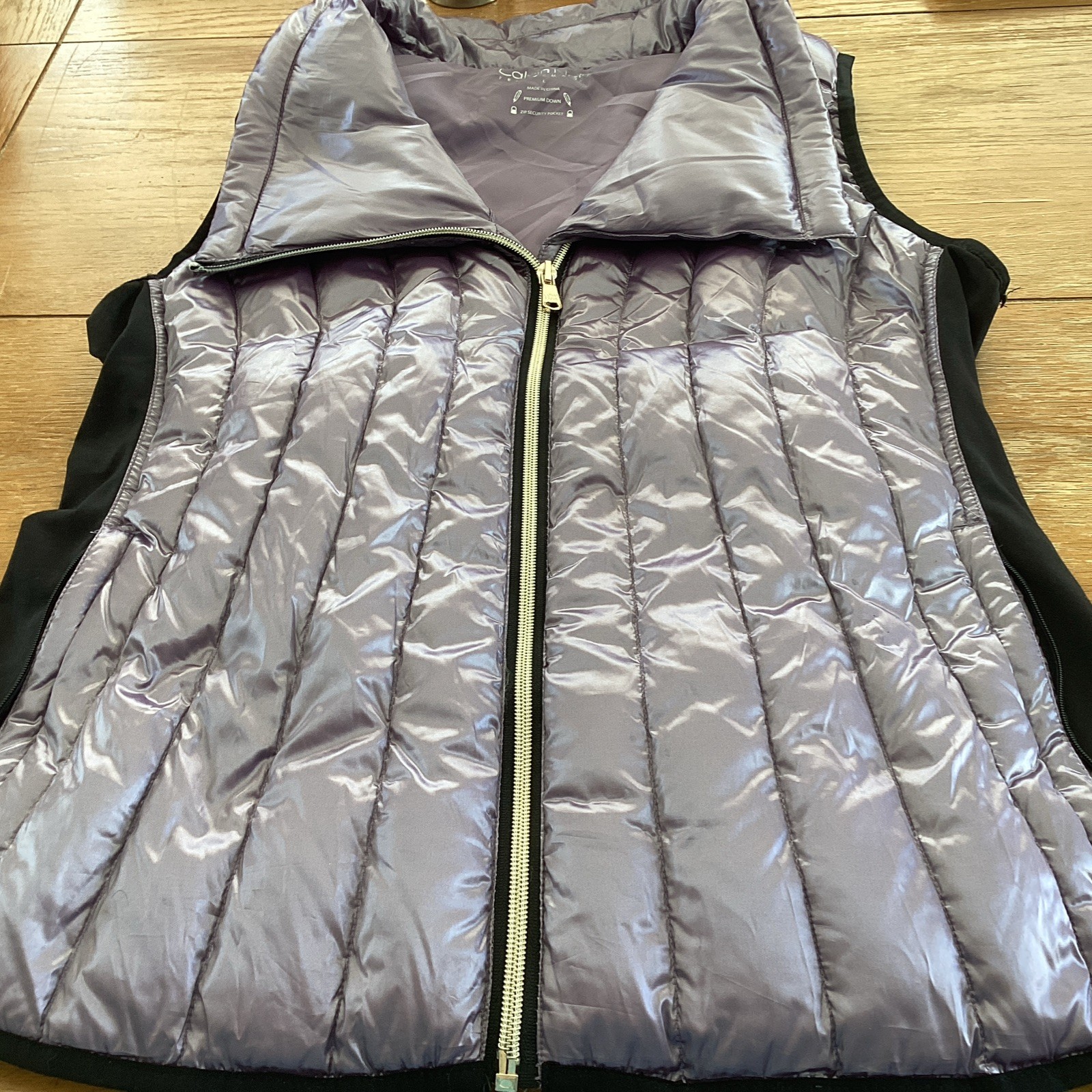 Calvin Klein Performance  Poly Down Sleeveless Zi… - image 4