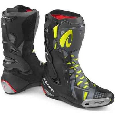 Forma Motorcycle Race Boots Phantom CE Level 2 2 2 2 Black Grey Yellow