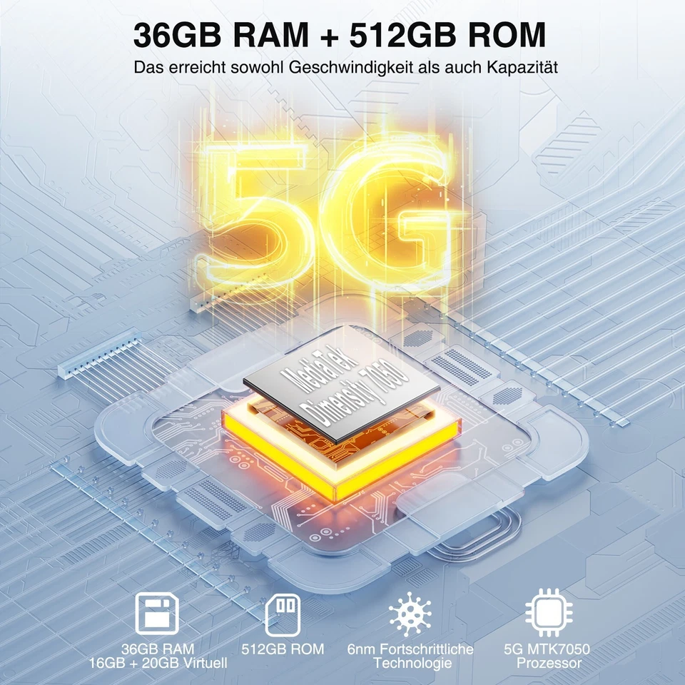 DOOGEE VMAX Plus 5G Outdoor Handy 36GB+512GB 22000mAh  Andorid 14 6,58 Zoll Neu - Bild 2 von 4