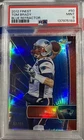 2012 Finest blue refractor Tom Brady 33/99 PSA 9