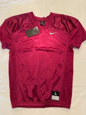 Nike Vapor Pro Vented Football Jersey Boy's Size L Maroon Red NWT 908739-610
