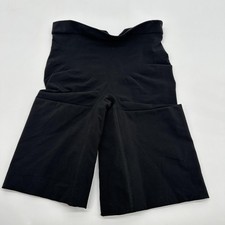 Spanx Shapewear Shorts Womens Large Black High Waisted Power Series Control