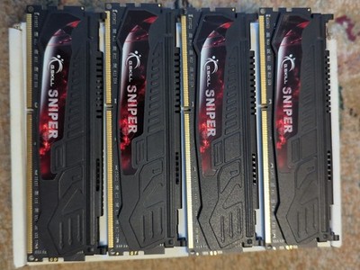 G.SKILL Sniper Gaming Series 32GB (4x8GB) DDR3 1600 PC3-12800 Desktop Memory