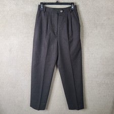 Vintage Canvasbacks Pants Women 10 Brown Wool Pleated Trouser Lutton  Horsfield