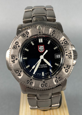 【稼働】 LUMINOX 3600 Series TITANIUM 腕時計 LUMINOX Series 3600 Titanium Watch Black Dial Running | eBay