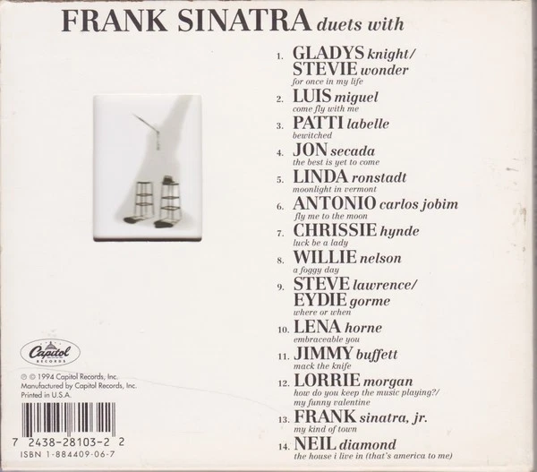 CD Frank Sinatra: Duets II + Stevie Wonder/ Willie Nelson/ Neil Diamond u.a. - Bild 2 von 2