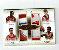 2013-14 Panini Immaculate Quad Prime #04/10 Yao Ming, Bol, Sampson, Bradley