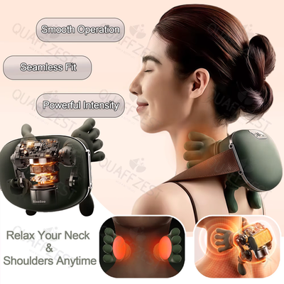 #ad Bionic Finger Pressure Neck Massager Back and Shoulder Massager Electric Kneadin $66.99