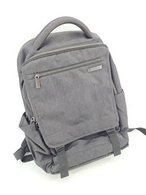 Samsonite Business Backpack Charcoal Gray Water Resistant Laptop Travel Bag (2B)