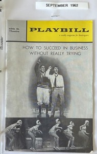 September 1962 Playbill / How To Succeed In Business Without Really Trying