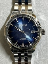Seiko Presage SARY123 / SRPB41J1 Automatic Cocktail Blue Moon Japan Watch in Box